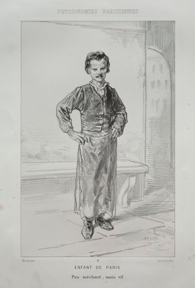 Kind von Paris von Paul Gavarni