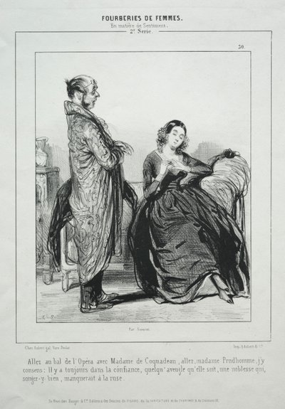 Fourberies de Femmes En Matière de Sentiment von Paul Gavarni