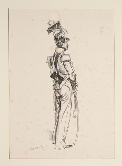 GARDE NATIONAL zu Pferd von Paul Gavarni