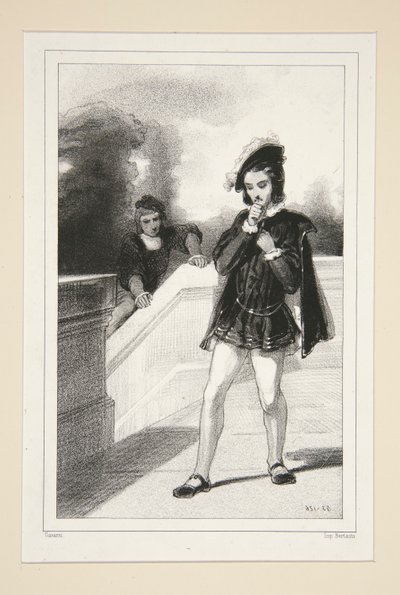 HENRI DE FRANCE ET CASTELNAU. 1532. von Paul Gavarni