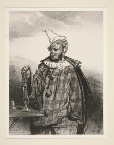 LA TROMPETTE DE PAILLASSE. von Paul Gavarni