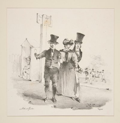 Die Schmuggler von Paul Gavarni