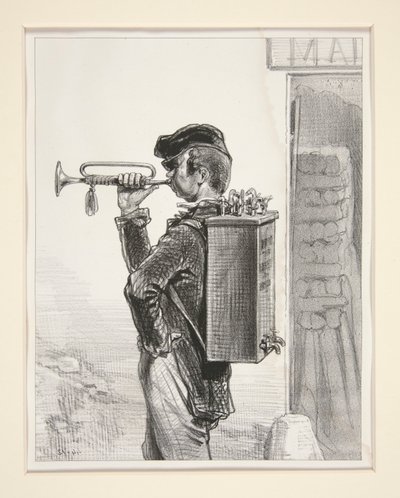 DER HÄNDLER VON WASSERHÄHNEN von Paul Gavarni