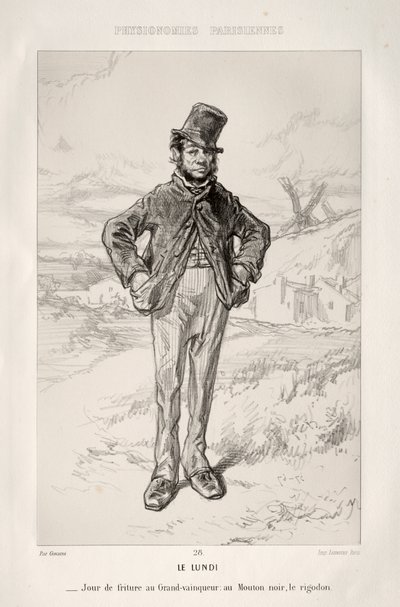 Der Montag von Paul Gavarni