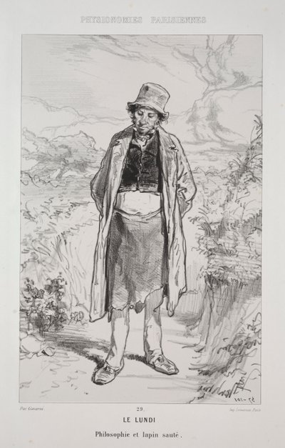 Der Montag von Paul Gavarni