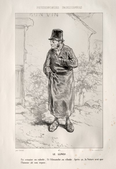 Der Montag von Paul Gavarni