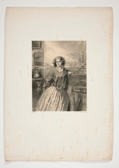 Die Künstlerinnen / Madame E. de B von Paul Gavarni