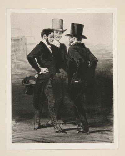 Les lorettes, moi j von Paul Gavarni