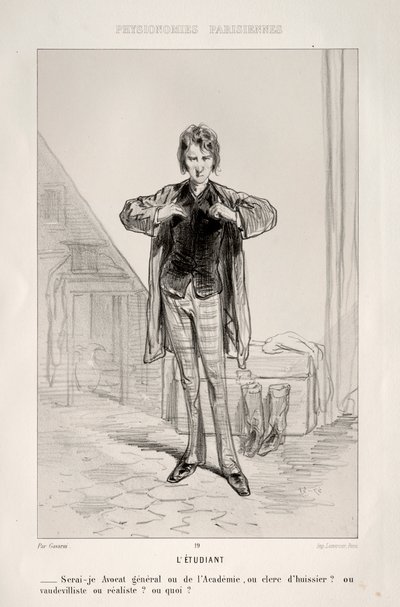 Der Student von Paul Gavarni