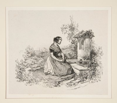 Notre-Dame de la Fontaine von Paul Gavarni