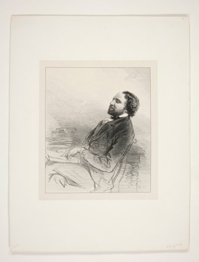 Old-Nick (Emile Forgues) von Paul Gavarni