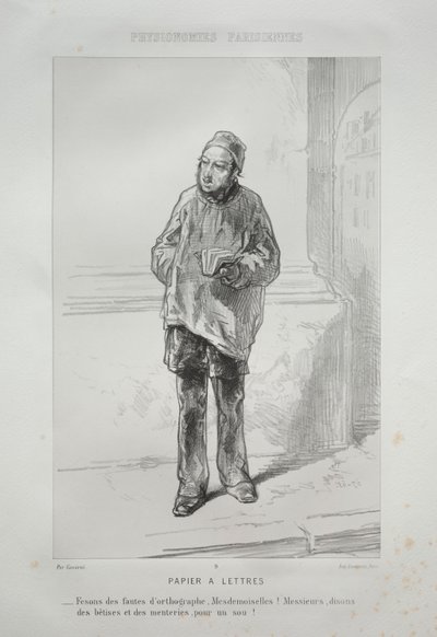 Papier à Lettres von Paul Gavarni