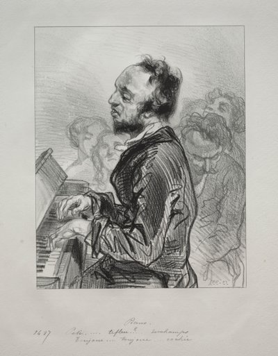 Klavier von Paul Gavarni