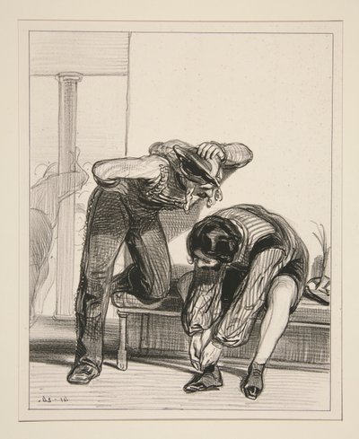 Leih mir zwanzig Francs, Guillemain von Paul Gavarni