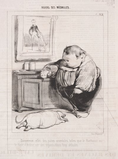 Revers der Medaillen, 1842 von Paul Gavarni