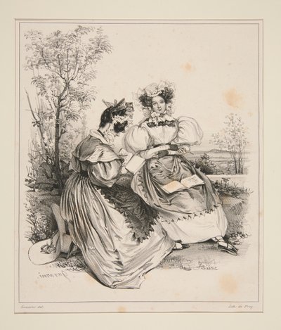 Ländliche Toilette von Paul Gavarni