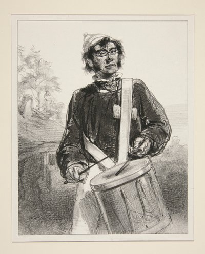 Dorftrommler von Paul Gavarni