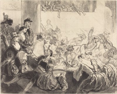 Der Maskenball von Paul Gavarni