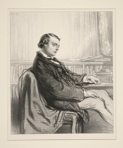 Theodore de Banville von Paul Gavarni