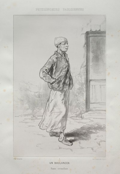 Ein Bäcker von Paul Gavarni