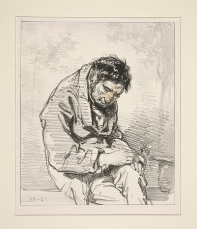 Ein Liebhaber der Musen von Paul Gavarni