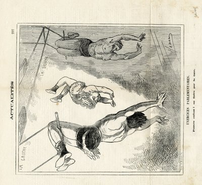 Illustration von Hadol (1835-1875) in Le Charivari von Paul Hadol