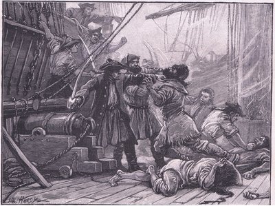 Zollkutter fangen ein amerikanisches Schmugglerschiff von Paul Hardy