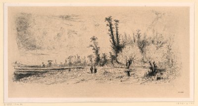 Saulée in der Umgebung von Paris von Paul Huet