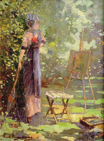 Das Modell des Künstlers von Paul Huysmans