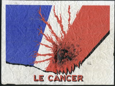 Plakat, Satirisch in Farben von Paul Iribe
