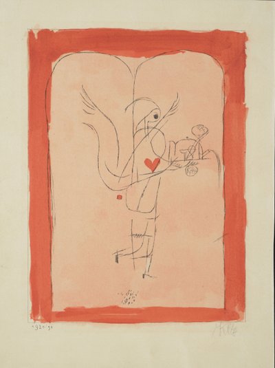 Ein Genie serviert ein kleines Frühstück, 1920 von Paul Klee