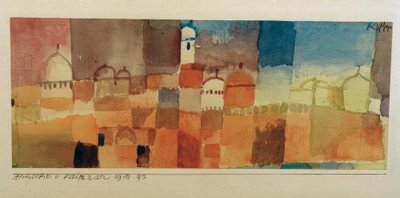 Ansicht von Kairuan von Paul Klee