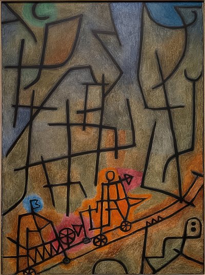Die Eroberung des Berges von Paul Klee