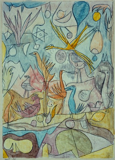 Vogelschwarm von Paul Klee