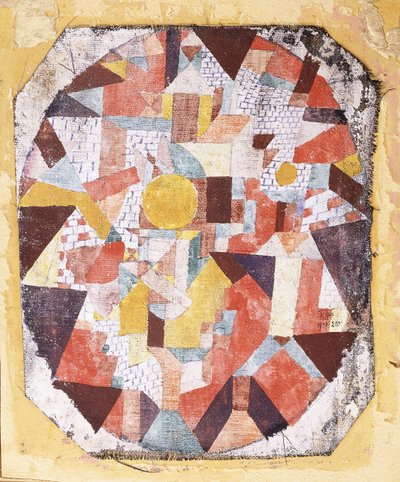 Vollmond im Mauerwerk von Paul Klee