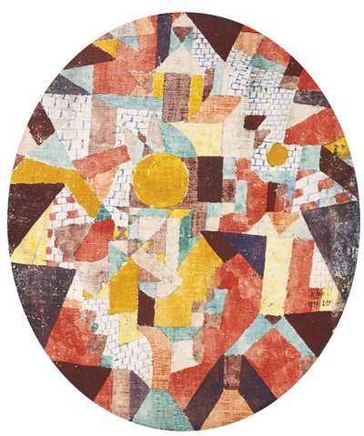 Vollmond innerhalb der Mauern von Paul Klee