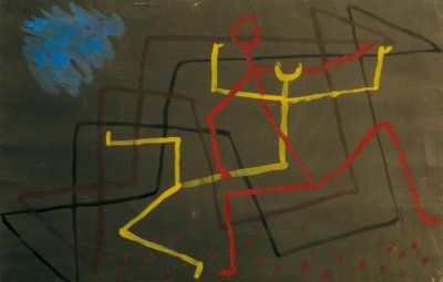 Gelb unterliegt von Paul Klee