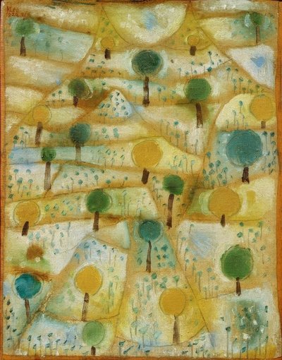 Kleine rhythmische Landschaft von Paul Klee