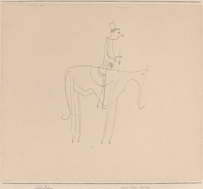 Komischer Reiter von Paul Klee