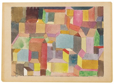 Mittelalterliche Stadt von Paul Klee