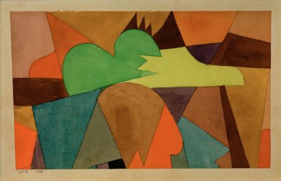 Mit den braunen Spitzen von Paul Klee