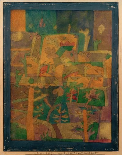 Orientalische Gartenlandschaft von Paul Klee