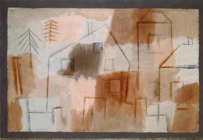 Ort in Blau und Orange von Paul Klee
