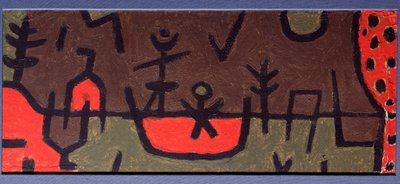 Teich in einem Park von Paul Klee