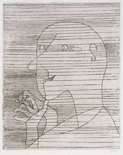 Rechnender Greis von Paul Klee