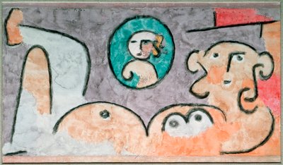 Reflexionen über die Nachkommen - Aquarell von Paul Klee