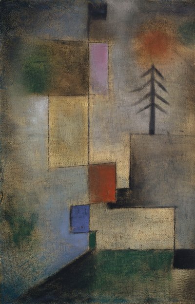 Kleines Bild von Tannen, 1922 von Paul Klee