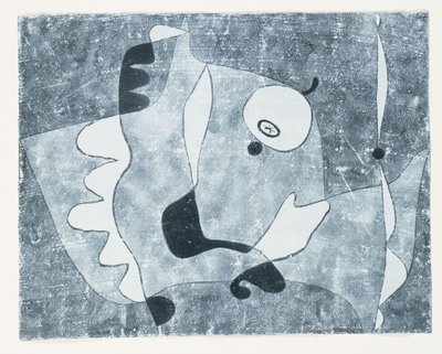 Stillleben mit Apfel von Paul Klee