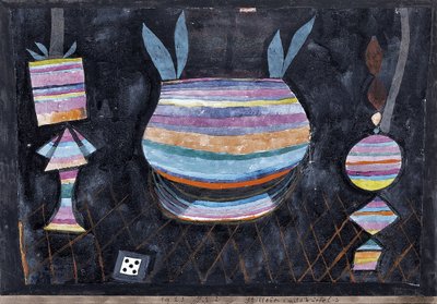 Stillleben mit Würfeln von Paul Klee