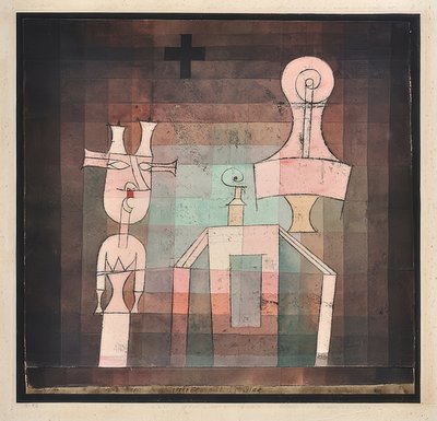 Stillleben mit Plastiken von Paul Klee